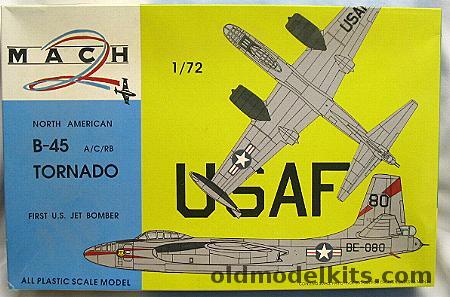 Mach 2 1/72 North American B-45 Tornado - Choice Of A / C / RB Variants, MC0008 plastic model kit